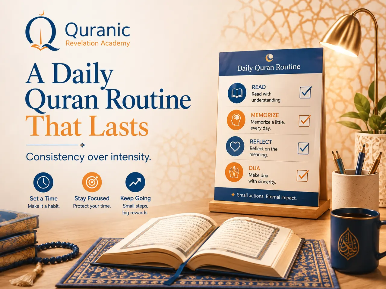 Simple habit tracker for consistent Quran reading