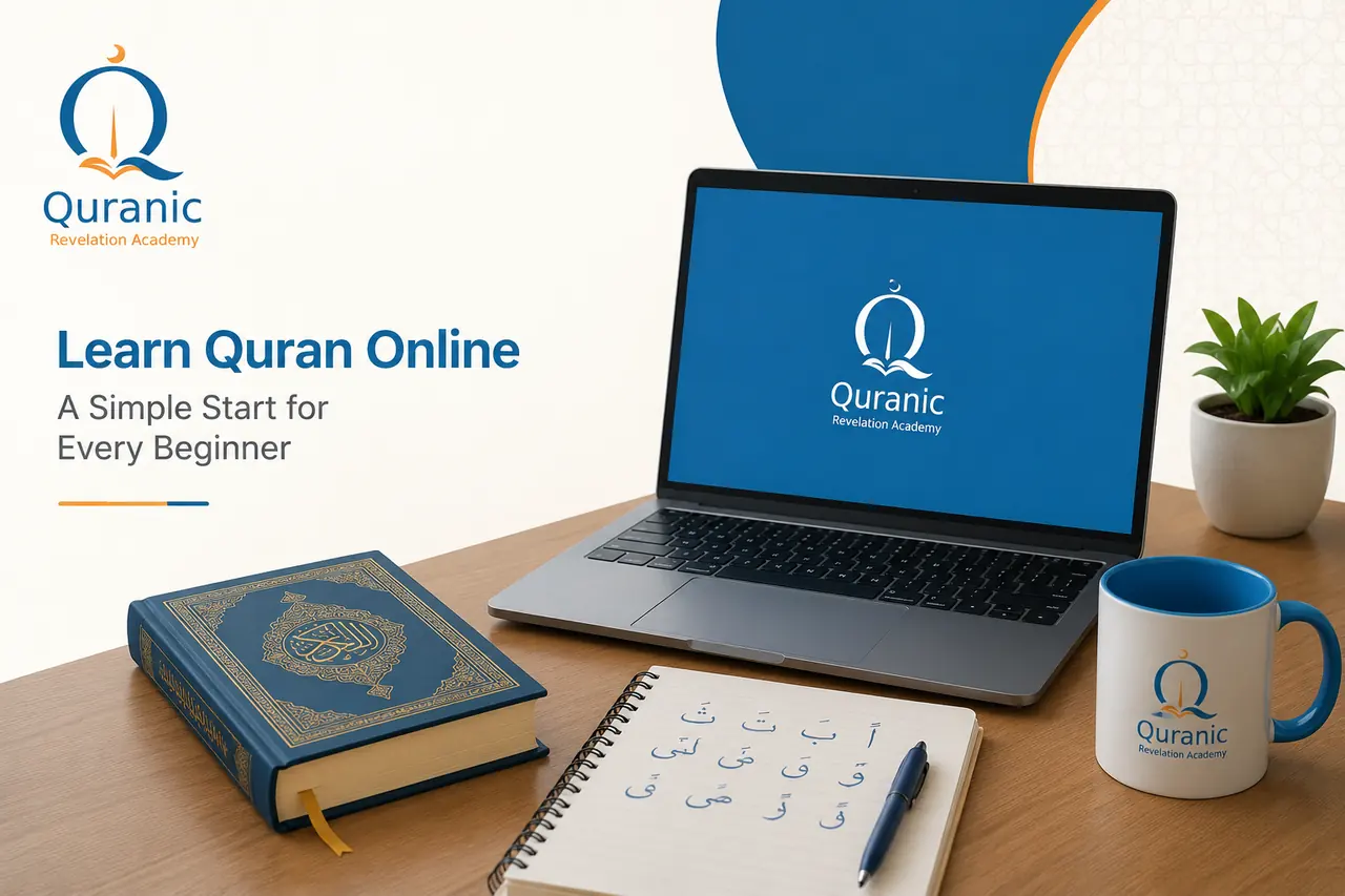 Live online Quran class with student progress and teacher feedback
