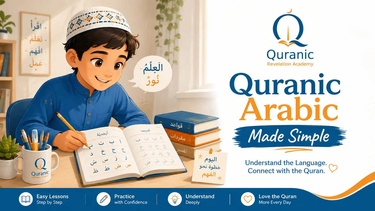 Quran page used for Arabic vocabulary and grammar practice
