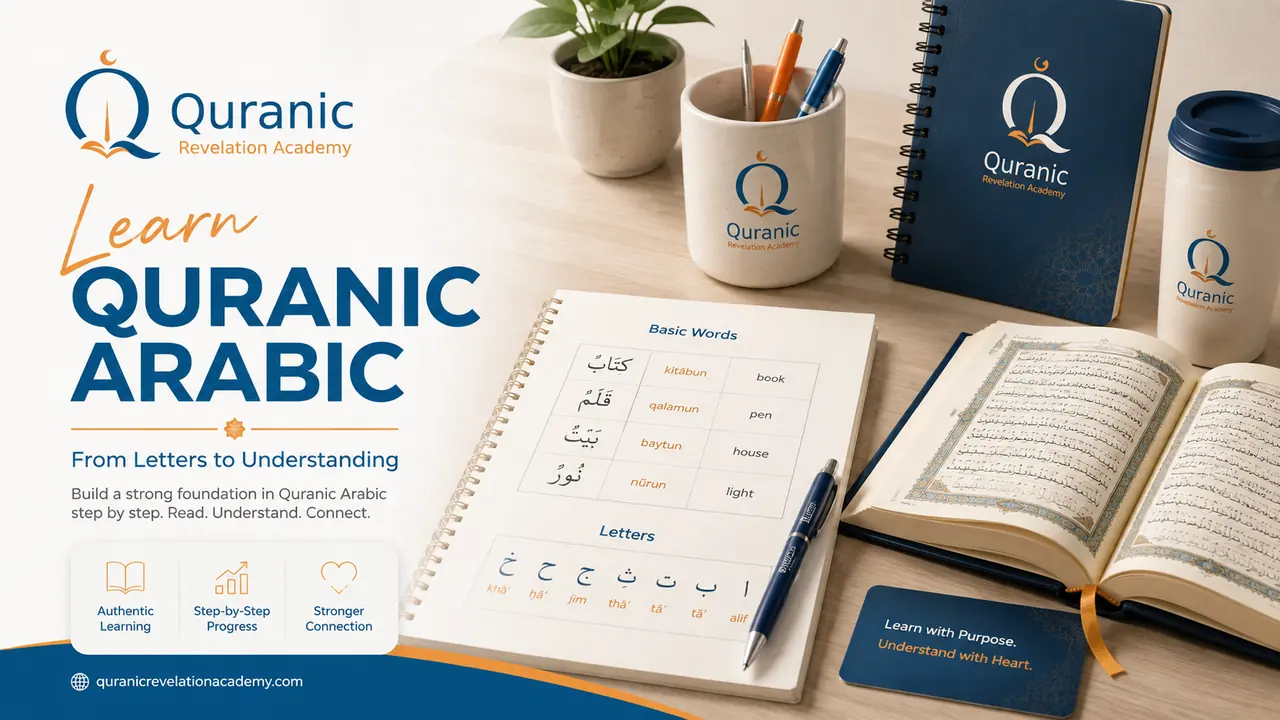 Online Quranic Arabic lesson with teacher and student