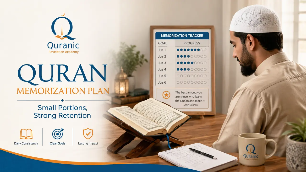 Student repeating a short Quran passage accurately