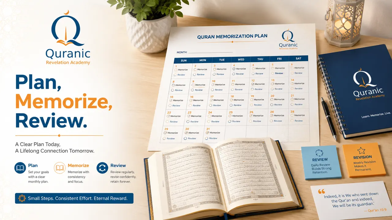 Student reviewing memorized Quran with a teacher