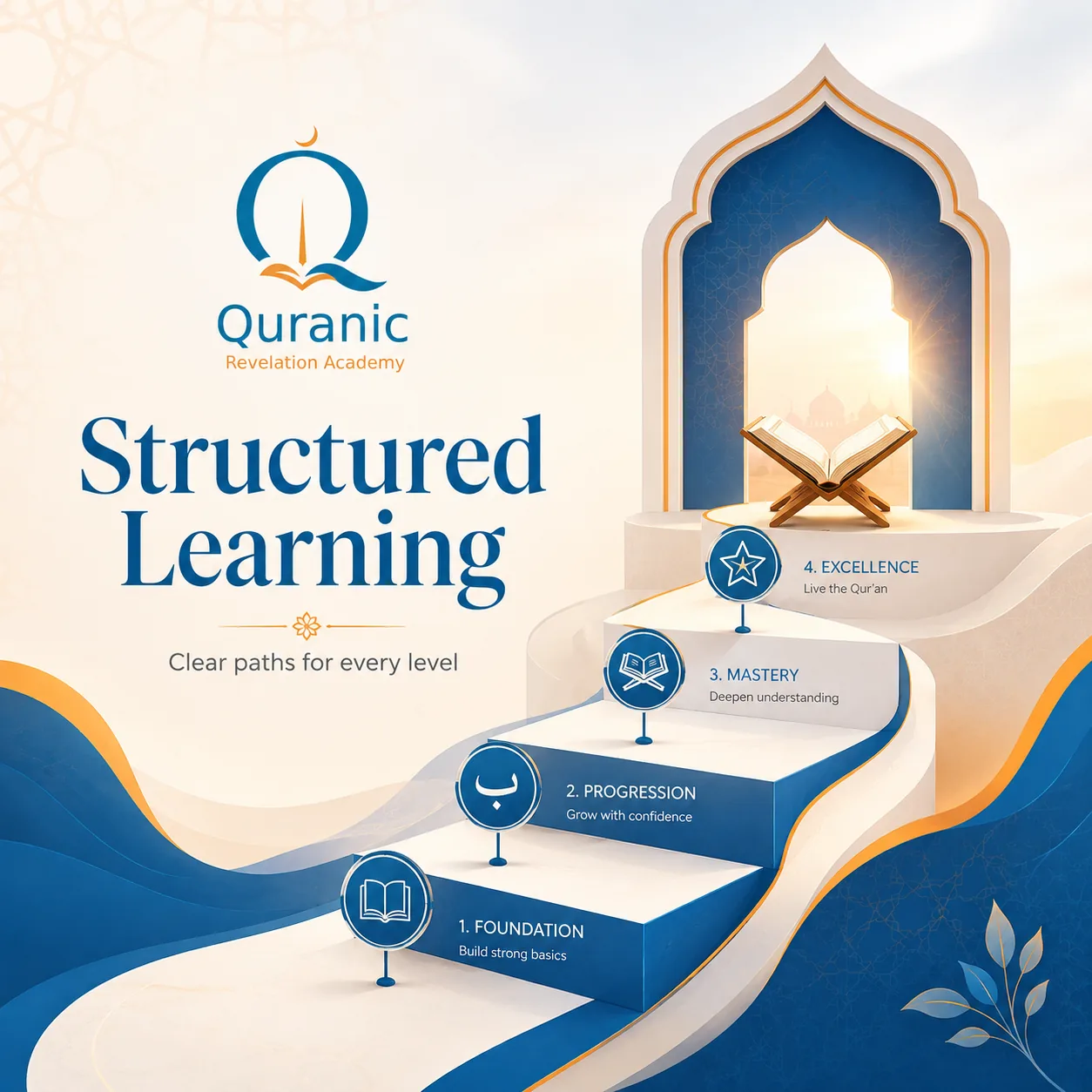 Online Quran teacher helping a student learn