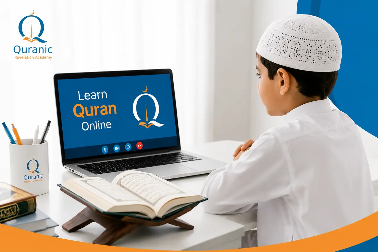 Student practising noon sakinah tanween and ghunnah in Quran recitation